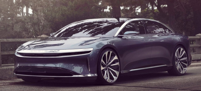 Elektromobilität: Lucid plant 2022 den Angriff auf Europa: Mercedes EQS im Visier: Lucid Air mit 832 km Reichweite kommt 2022 nach Europa