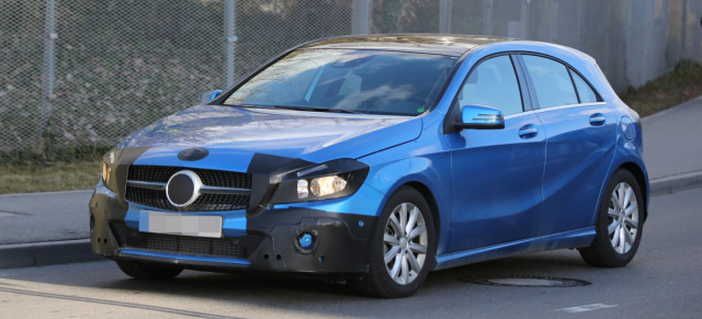 Erlkönig erwischt: Mercedes-Benz A-Klasse Facelift: Aktuelle Bilder von der modellgepflegten A-Klasse