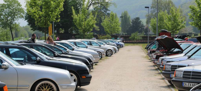 So war's: Mercedes Treffen Moselblick 2013: Das erste Mal: Gelungene Premiere des Mercedes-Treffens am Kloster Machern (04.05.2013)