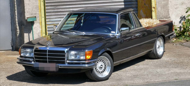 Mercedes 450 SEL W116 Pick-Up-Umbau: Der 76er Boss-Benz ist teilweise obdachlos