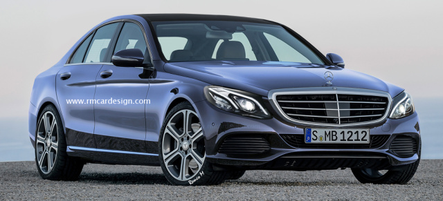 Vorschau: Mercedes E-Klasse W213 : Computergrafik von der neuen E-Klasse Generation 