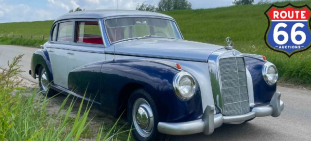 Sechs schicke Mercedes-Benz-Modelle bei Route 66 Auctions: Sterne unterm Hammer: Von Klassikern der 1950er Jahre bis zum modernen AMG