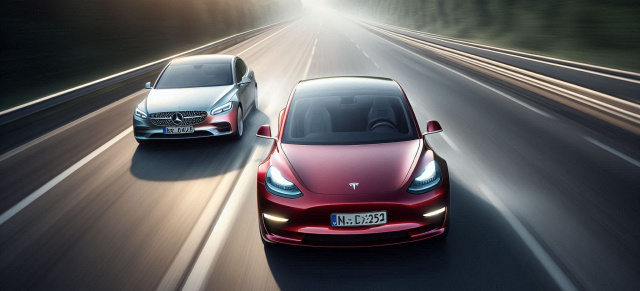 Mercedes-Absatzkrise: Auch das noch: Tesla überholt den Stern im 3. Quartal