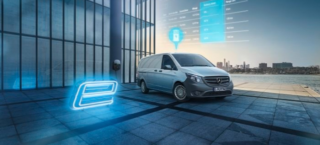 Mercedes-Benz eVito: eVito inside: neu entwickelte digitale Dienste