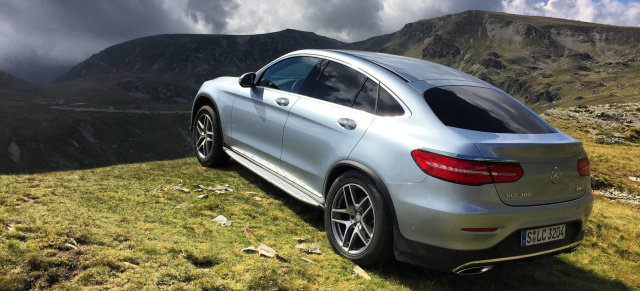 #ChasingStars - Unterwegs im neuen Mercedes-Benz GLC Coupé: Mit dem GLC Coupé durch die Transsilvanischen Alpen