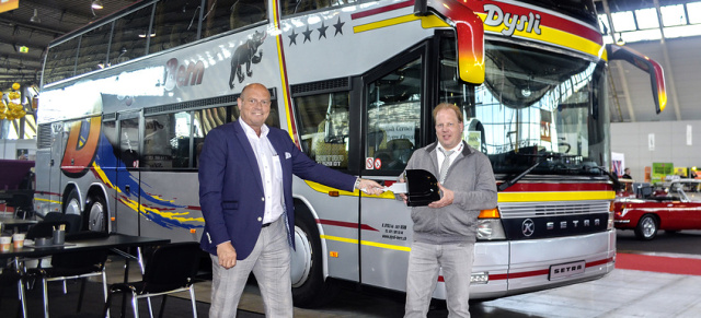 Ein Flaggschiff für die SetraClassics: Historischer S 328 DT findet Platz in Setra Oldtimer Sammlung