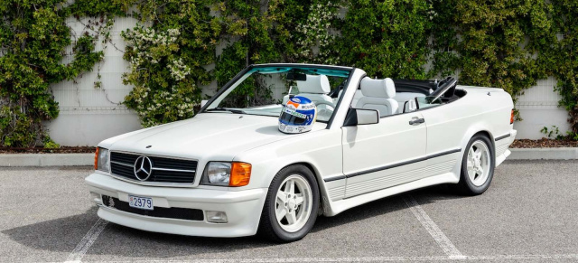 84er 190/380 Schulz-Cabrio auf Mercedes-W201-Basis: Seltenes Schulz-Cabrio für F1-Champion Keke Rosberg