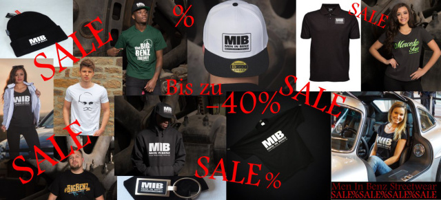 WIR ZIEHEN UM - Alles muss raus! Bis zu -40% auf MIB-Streetwear im Online-Shop!: ► SALE% SALE% SALE% im MIB - Men In Benz Streetwear Shop ◄ *AKTION BEENDET*