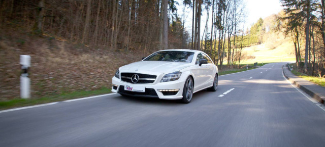 KW macht es spannend - speziell für Mercedes CLS 63 AMG 4MATIC: KW Tieferlegungsfedern mit stufenloser Höhenverstellung