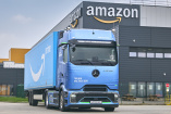 Größter E-Lkw-Auftrag für Mercedes-Benz Trucks: Großauftrag: Amazon bestellt über 200 elektrische eActros 600