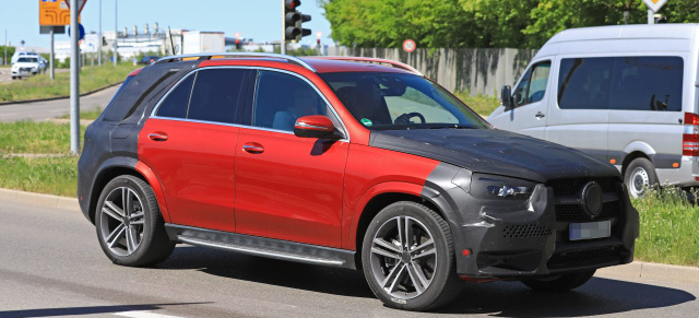 Mercedes Erlkönig erwischt: Star Spy Shot: Mercedes GLE  2019