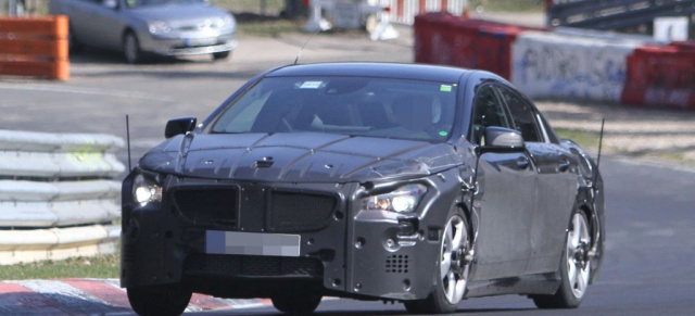 Erlkönig erwischt: Mercedes CLC auf der Rennstrecke: Mercedes-Benz testet auf dem Nürburgring die Pistentauglichkeit  des kommenden Kompaktmodells