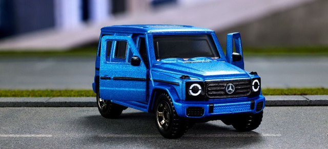 Batterie-G im Maßstab 1:64: Mercedes-Benz G 580 mit EQ-Technology kommt als Matchbox-Auto