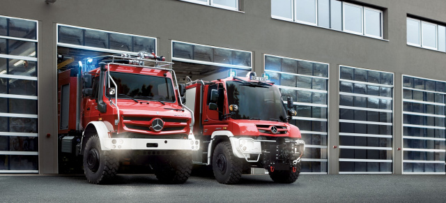 FIREmobil (19.-21.09.24): Mercedes-Benz Special Trucks präsentiert Unimog und Atego auf FIREmobil