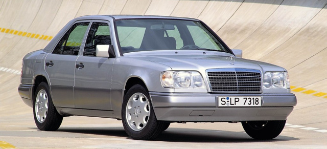 25 Jahre Mercedes W124  Ein junger Klassiker: Die Baureihe W124 wird 25  und damit zum Youngtimer. 