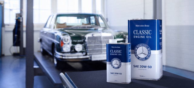 Schöne Sterne verdienen die besten Schmiermittel: Mercedes-Benz Motorenöle für deinen Klassiker