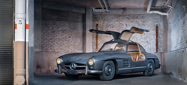 Mercedes Klassiker: 300 SL Sensationsfund?: Der Coca-Cola Gullwing mit nur 34.000 km auf dem Tacho?