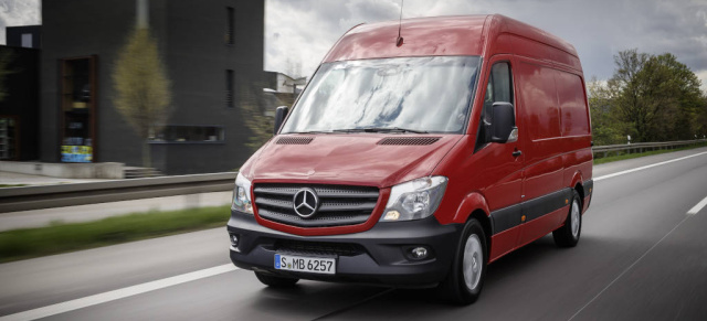 Mercedes-Benz Sprinter: Mehr Leistung und Nutzlast: Der Mercedes Sprinter hat jetzt noch mehr drauf und schafft mehr weg