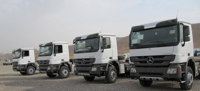 Großauftrag vom Irak: 250 Actros bestellt : Die Mercedes Trucks werden beim Wiederaufbau des Irak eingesetzt