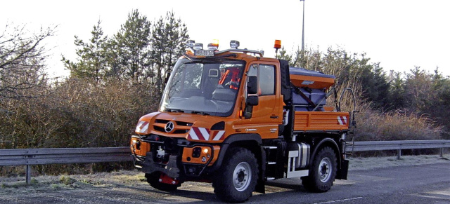 Unimog at Work : Unimog U 318 am früheren polnischen Grenzübergang „Pomellen“ im Einsatz 