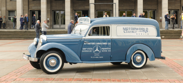 Weltmeisterlicher Mercedes-Werkstattwagen: 1954er Mercedes-Benz 170SD 'Fangio' Service Truck