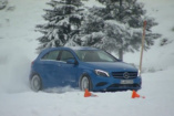 Mercedes Technik: Die neue 4MATIC auch in der neuen A-Klasse!: Auf allen Vieren immer den richtigen  Grip - Video: Mercedes A250 4MATIC im Schnee