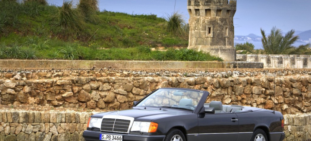 Mercedes-Benz Baureihen: 124er Cabriolet (A 124): A wie aufgeschnitten - das erste viersitzige Cabrio nach 20 Jahren