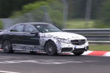 Bewegte Bilder: Mercedes C63 AMG Erlkönig auf dem Nürburging: Die Performance-Variante der neuen C-Klasse fetzt durch die Grüne Hölle