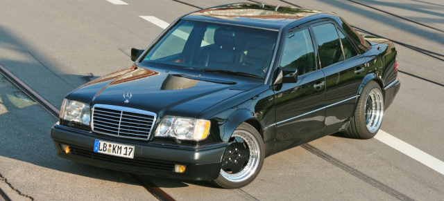 Einfach Knut  Mercedes W124 500E in Top-Form und AMG-Look: Mercedes Tuning ab Werk mit 326 PS-V8