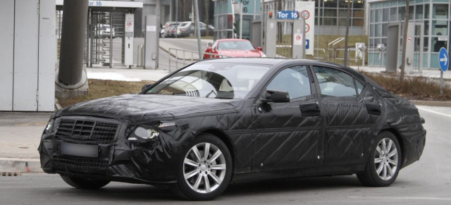 Erwischt: Aktuelle Bilder vom neuen S-Klasse Erlkönig: Mercedes erprobt den Oberklassen-Nachfolger für die Baureihe W221 
