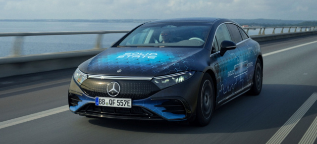 Mission possible: EQS mit Festkörperbatterie meistert 1.205 km mit einer einzigen Batterieladung
