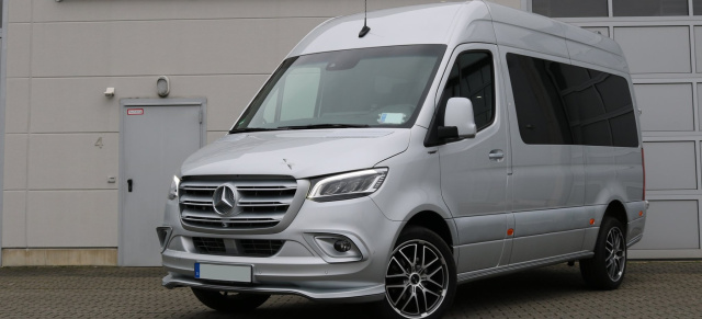 Elegantes Nutzfahrzeug: Mercedes-Benz Sprinter mit SP Stream Paket von VanSports