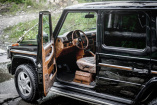 Mercedes-Benz G-Klasse W463: Top-Interieur im Retrolook: Tuner möbelt Innenraum des Mercedes G auf Oldschool-Niveau auf