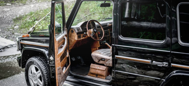 Mercedes-Benz G-Klasse W463: Top-Interieur im Retrolook: Tuner möbelt Innenraum des Mercedes G auf Oldschool-Niveau auf