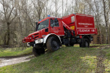 Unimog at work: 26 multifunktionale Unimog mit Kran  heben hessischen Bevölkerungsschutz auf neues Level