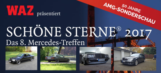 SCHÖNE STERNE® 2017:: Nino Huf organisiert die 50 Jahre AMG-Sonderschau!