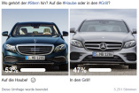 Mehr als 5.200 Mercedes-Fans.de-Leser stimmen ab: Knappes Ergebnis: Der Stern gehört auf die Haube!