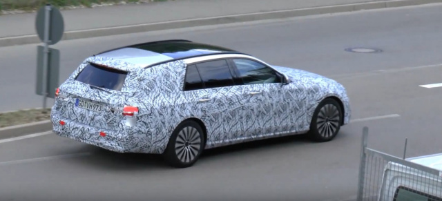 Erlkönig-Debüt: Mercedes-E-Klasse T-Modell 2016: Video vom kommenden E-Klasse-Kombi S213