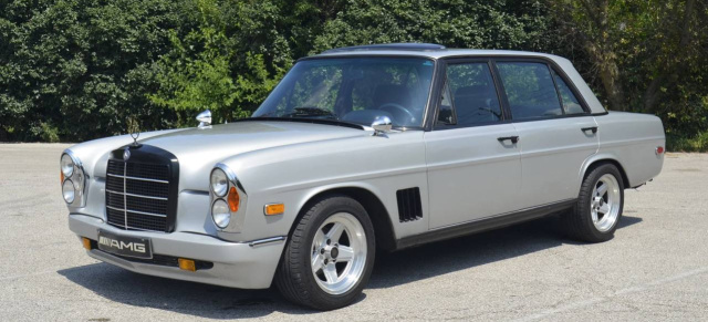 Spätwerk: AMG 300 SEL 6.3  Umbau von 1981: Der 71er 300 SEL wurde  1981 bei AMG zum Boliden gepimpt