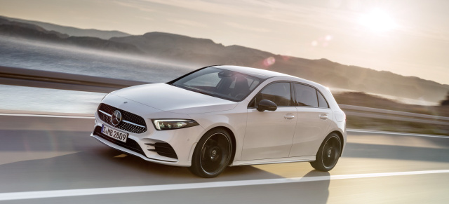 Premiere Mercedes-Benz A-Klasse IV: Die neue Ahhh-Klasse ist da! Mercedes präsentiert den neuen Star im Kompaktsegment