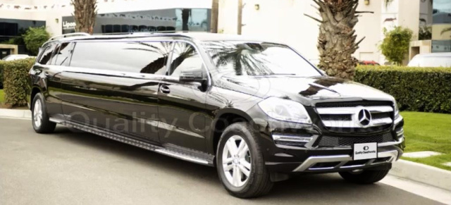 GL in XXL:  Mercedes GL400 als Stretchlimousine: Der Mercedes-GL zieht sich 8,67 Meter in die Länge