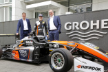 GROHE sponsert Mercedes-F3-Pilot David Beckmann: Beckmann startet in der Formel 3 durch - mit GROHE und Mercedes-AMG!