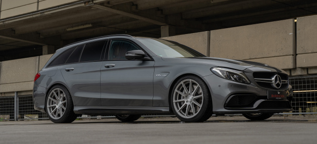 Power-AMG mit ultraleichten Felgen: Mercedes-AMG C 63 S auf Barracuda Project 2.0 Rädern