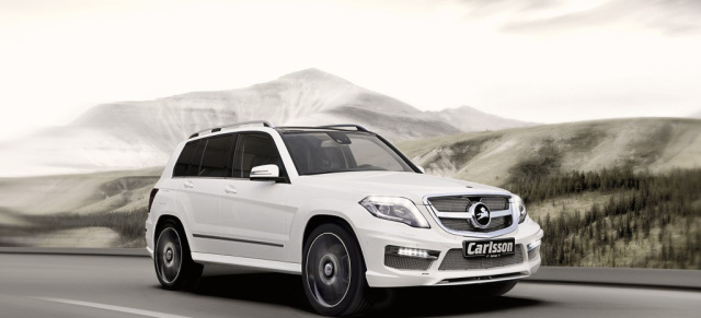 Neues Zubehör von Carlsson für den Mercedes-Benz GLK: Der deutsche Tuner kleidet das Mercedes SUV chic und sportlich