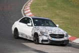 Erkönig erwischt: Mercedes C63 AMG auf dem Nürburgring: Aktuelle Bilder von der neuen C-Klasse mit AMG DNA 