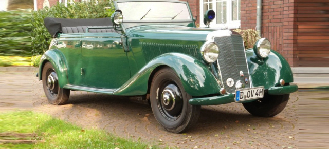 Das Polizei-Cabrio: 1951er Mercedes-Benz 170 D "OTP": Das fuhr die Polizei vor 60 Jahren: Offener Tourenwagen Polizei (W136)