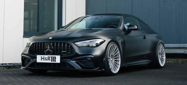 Zubehör für Mercedes-AMG CLE 53: Mercedes-AMG CLE 53 Coupé mit der Extraportion Chic und H&R Sportfedern