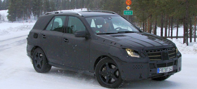 Erlkönig Video: So fährt und klingt der neue Mercedes ML: Bewegte Bilder der kommenden ML-Klasse 