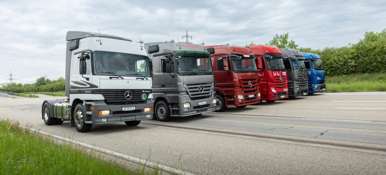 30 Jahre Mercedes-Benz Actros: Pionier des modernen Fernverkehrs im Wandel der Zeit