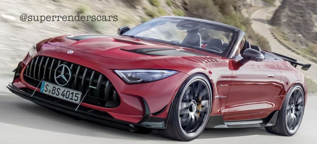 Mercedes-AMG von morgen: Zu früh gefreut: So würde ein Mercedes-AMG SL Black Series aussehen